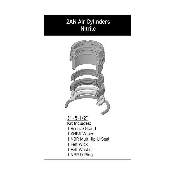 Parker - After Market Parts Hydraulic Cylinder Repair Kit- RK-I-U-1-3.500 RG2AN00351 - main